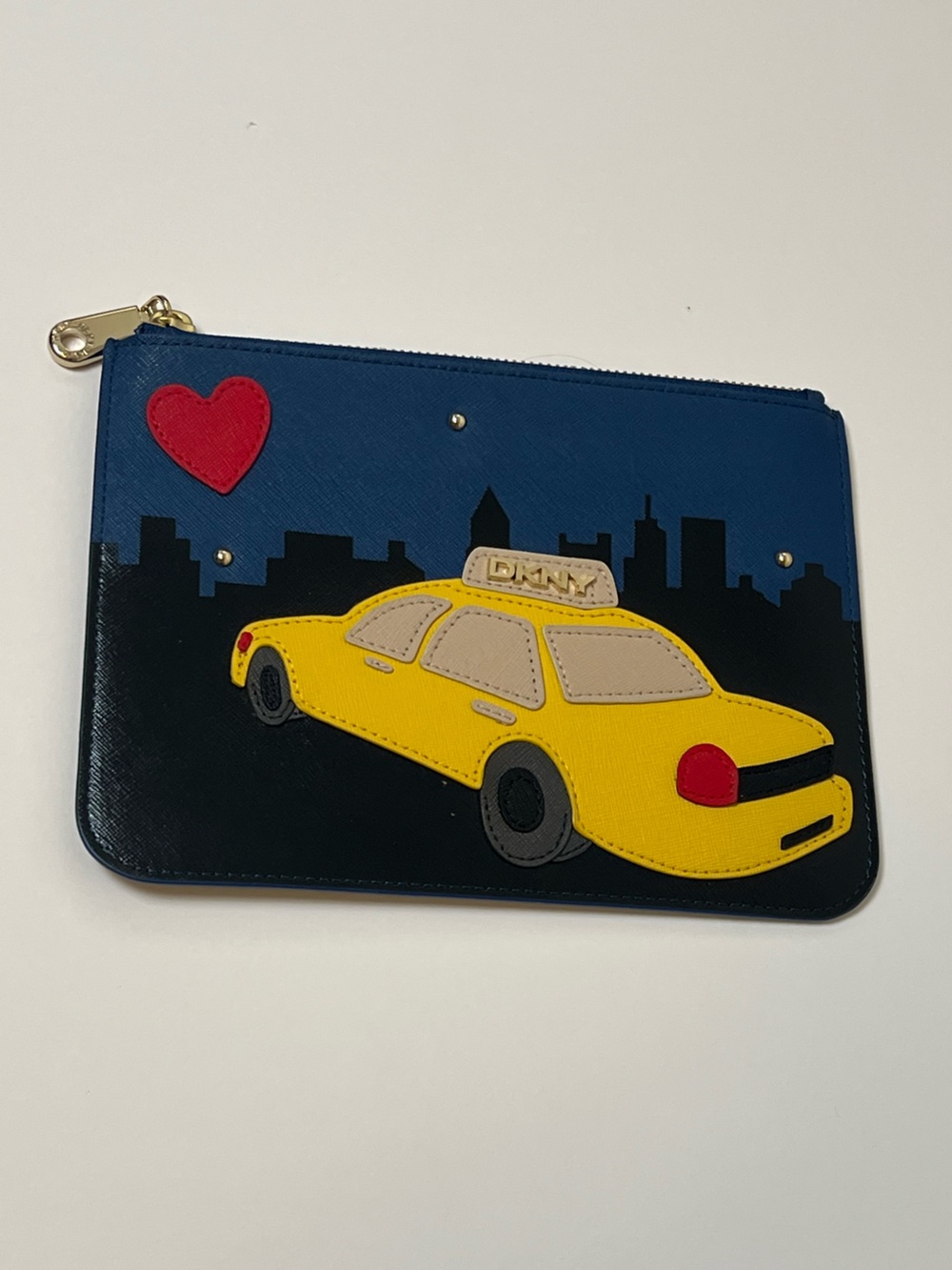 DKNY Leather NYC Taxi Clutch